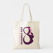 International Women's Day 8 March トートバッグ (裏面)
