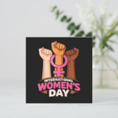 International Women's Day 8 March 招待状 (スタンド正面)