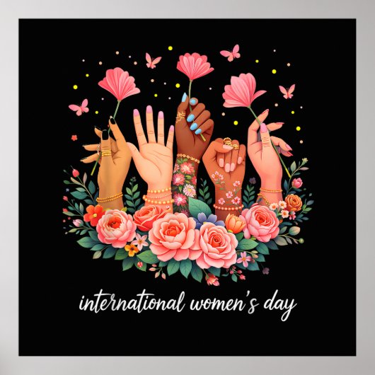 International Women's Day 8 March 2026 ポスター (正面)