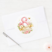 International Women's Day celebration ラウンドシール (封筒)