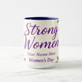 International Women's Day Elegant Script マグカップ (中央)