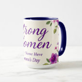 International Women's Day Elegant Script マグカップ (正面右)
