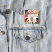 International Women's Day Forging Gender Equality 缶バッジ (インサイチュ)