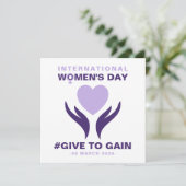 International Women's Day Give To Gain 2026 シーズンカード (スタンド正面)