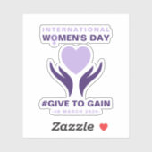International Women's Day Give To Gain 2026 シール (シート)