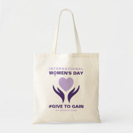 International Women's Day Give To Gain 2026 トートバッグ