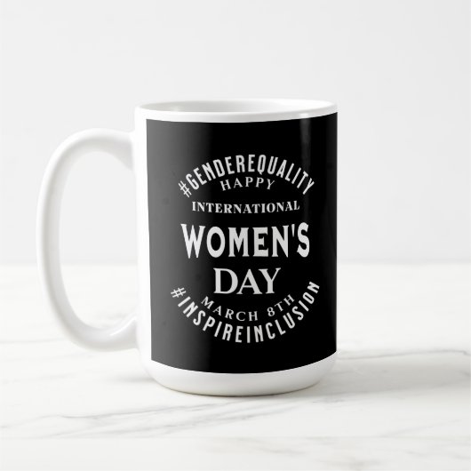 International Women's Day | March 8th Equality コーヒーマグカップ (左)