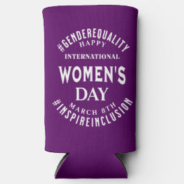 International Women's Day | March 8th Equality スリム缶クーラー