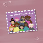 International Women's Day | March Pin Button 缶バッジ