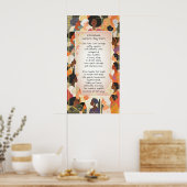 International Women's Day Poem ポスター (キッチン)