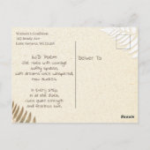 International Women's Day | Poem for Women ポストカード (裏面)