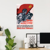 International Women's Day Poster German KPD War ポスター (ホームオフィス)