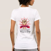 International Womens Day Shirt Feminist Empowermen Tシャツ (裏面)
