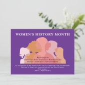 International Womens Day Women History Recognition シーズンカード (スタンド正面)