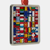 International World Flags メタルオーナメント (右)