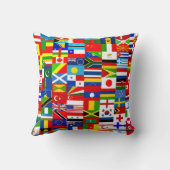 International World Wide Flag Collage クッション (裏面)