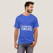 International yoga day 2020 gift vintage tシャツ (正面フル)