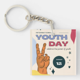 International youth day , August 12 ,  キーホルダー