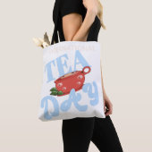 internationaler Tag des Tees トートバッグ (クローズアップ)