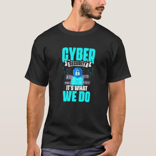 Internet Computer Programmer Cyberの機能 Tシャツ (正面)
