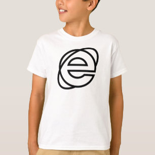 Internet ExplorerアイコンT型 Tシャツ