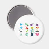 Internet Icons マグネット (正面/裏面)