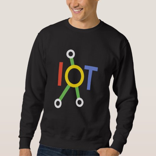 Internet Of Things Science Iot Data Analytics Tran スウェットシャツ (正面)