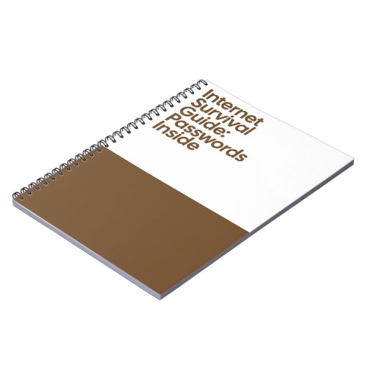 Internet Password Funny Notebook ノートブック (左側)