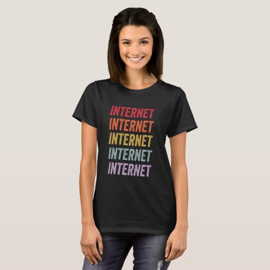 Internet Tシャツ (正面フル)