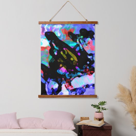 Interruption: Industry's Unnatural Progression 吊り下げ型タペストリー (寝室)