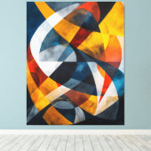 Intersecting Currents of Light キャンバスプリント (インサイチュ (ウッドフロア))