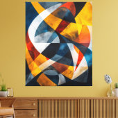 Intersecting Currents of Light キャンバスプリント (インサイチュ (リビング))