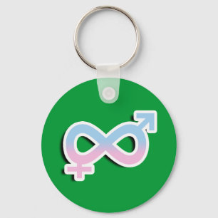 INTERSEXの無限記号3D キーホルダー