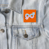 INTERSEXの無限記号3D 缶バッジ (インサイチュ)