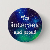 Intersexカスタマイズ可能な銀河系IDボタン 缶バッジ (正面)