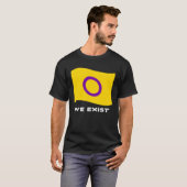 Intersex Flag Intersex We Exist Tシャツ (正面フル)