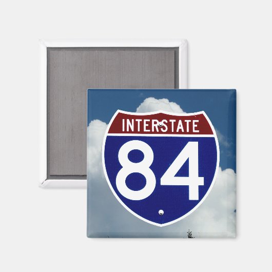 Interstate 84 Shield, HIgway Sign, Oregon マグネット (正面/裏面)