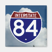 Interstate 84 Shield, HIgway Sign, Oregon マグネット (正面)