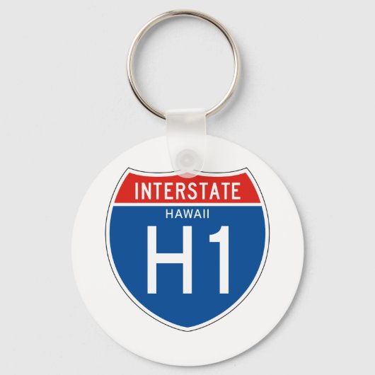 Interstate Sign H1 - Hawaii キーホルダー (正面)