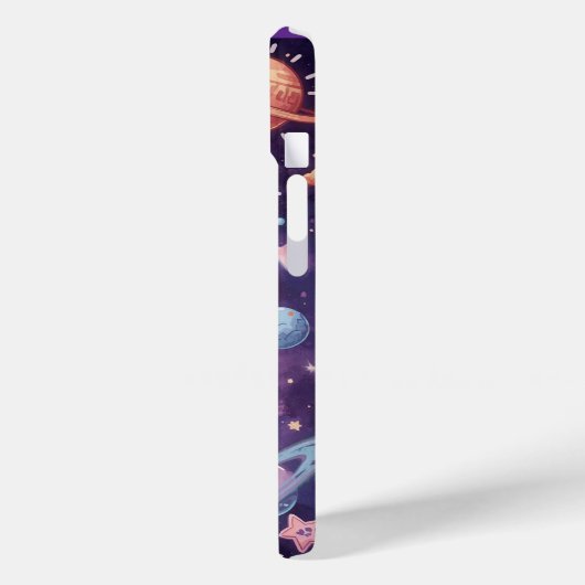 Interstellar Paws – Cute Space Dog in Adventure Case-Mate iPhoneケース (裏面 / 左)