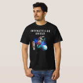 Interstellar Shield Cosmic Defender Tシャツ (正面フル)