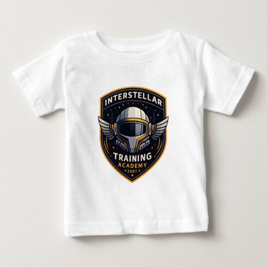 Interstellar Training Academy Baby T-Shirt ベビーTシャツ (正面)