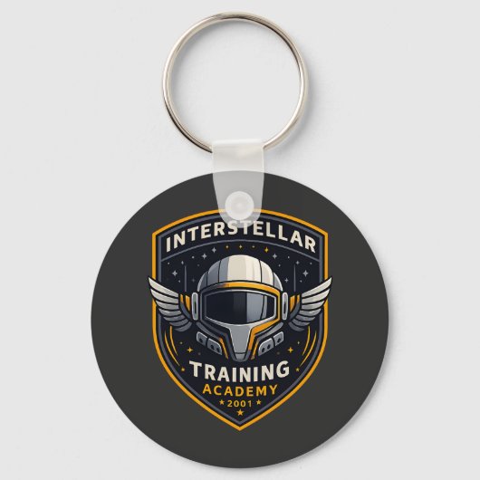 Interstellar Training Academy Round keychain キーホルダー (正面)