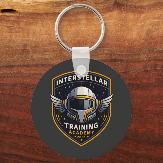 Interstellar Training Academy Round keychain キーホルダー (正面)