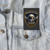 Interstellar Training Academy Sci-Fi Emblem Button 缶バッジ (インサイチュ)