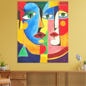 Intertwined Identities キャンバスプリント (インサイチュ (リビング))