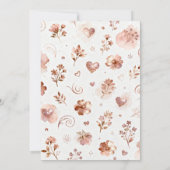 Intertwined Timeless Wedding Rings in Rose Gold セーブザデート (裏面)