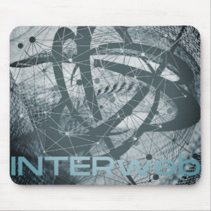 INTERweb – ノードの集合 マウスパッド