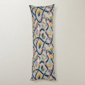 Interwoven Vines in Vibrant Harmony ボディピロー (裏面 (縦))