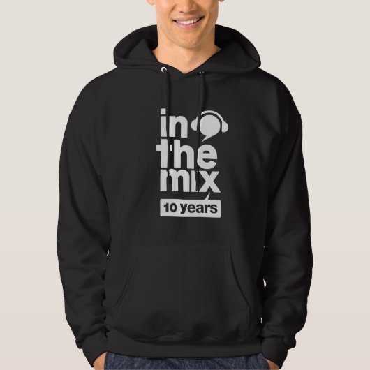 inthemixフード付きスウェットシャツ10年の パーカ (正面)